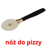 nóż do pizzy picture flashcards