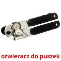 otwieracz do puszek picture flashcards