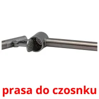 prasa do czosnku picture flashcards