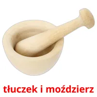 tłuczek i moździerz picture flashcards