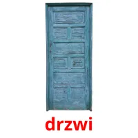 drzwi picture flashcards