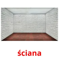 ściana picture flashcards