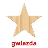 gwiazda picture flashcards