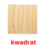 kwadrat picture flashcards