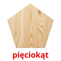 pięciokąt picture flashcards