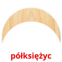 półksiężyc picture flashcards