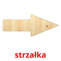 strzałka picture flashcards