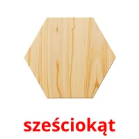 sześciokąt picture flashcards