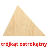 trójkąt ostrokątny picture flashcards