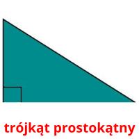 trójkąt prostokątny card for translate