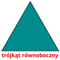 trójkąt równoboczny card for translate