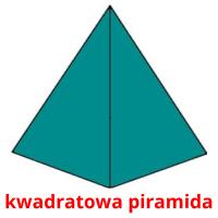 kwadratowa piramida flashcards illustrate