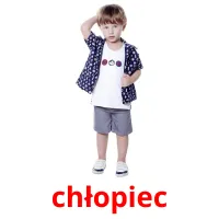 chłopiec picture flashcards