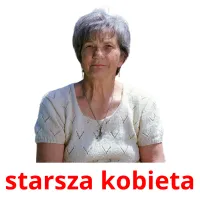 starsza kobieta picture flashcards