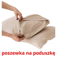 poszewka na poduszkę picture flashcards