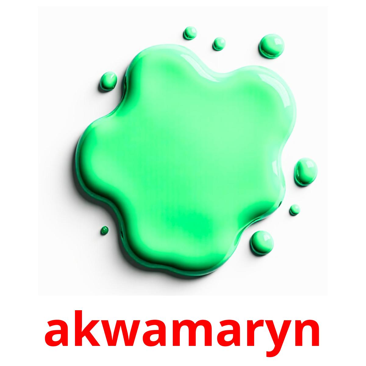 akwamaryn picture flashcards