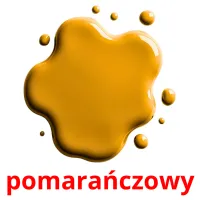 pomarańczowy cartões com imagens