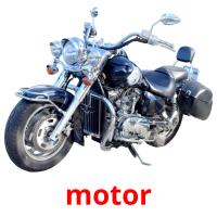 motor picture flashcards