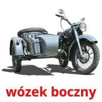 wózek boczny picture flashcards