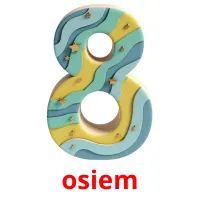 osiem ansichtkaarten