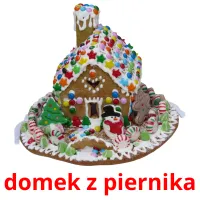 domek z piernika flashcards illustrate