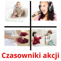 Czasowniki akcji picture flashcards