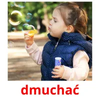 dmuchać picture flashcards