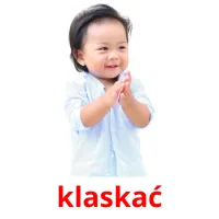 klaskać picture flashcards