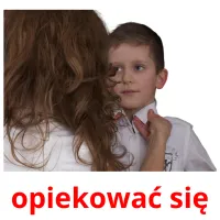 opiekować się picture flashcards