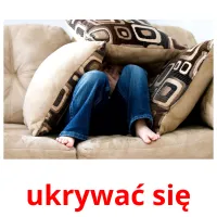 ukrywać się picture flashcards