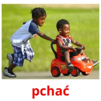 pchać picture flashcards