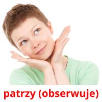patrzy (obserwuje) card for translate