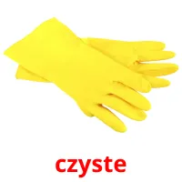 czyste picture flashcards