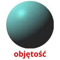 objętość picture flashcards