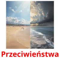 Przeciwieństwa picture flashcards