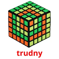 trudny picture flashcards