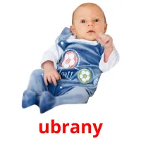 ubrany picture flashcards