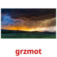 grzmot picture flashcards