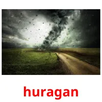 huragan picture flashcards