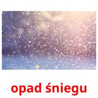opad śniegu card for translate