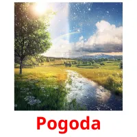 Pogoda picture flashcards