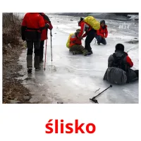 ślisko picture flashcards