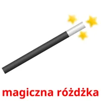 magiczna różdżka Bildkarteikarten