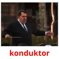 konduktor picture flashcards