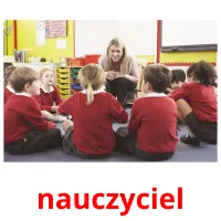 nauczyciel picture flashcards