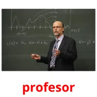 profesor picture flashcards