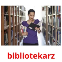 bibliotekarz cartões com imagens