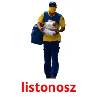 listonosz cartões com imagens