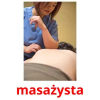 masażysta cartões com imagens