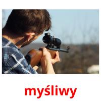 myśliwy picture flashcards